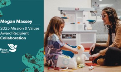  Megan Massey, PeaceHealth 2025 Mission & Values Award Honoree for Collaboration